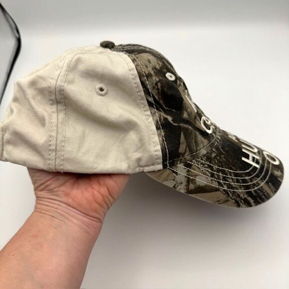 Keep Calm and Hunt On Green Camo Cap Adjustable Hat H3 Headwear Deer Embroidered - Picture 4 of 7